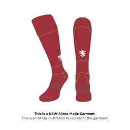 SPC Sock Knee High Red 7-13